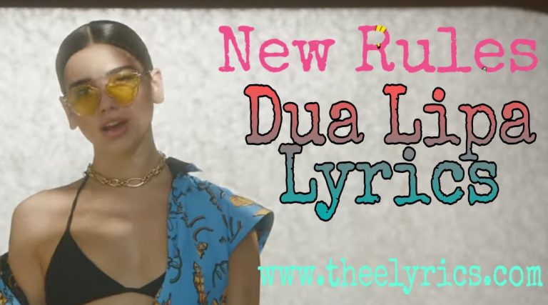 New Rules by Dua Lipa from the New Rules