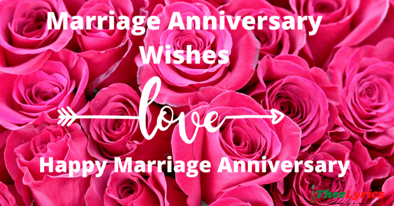 Marriage Anniversary Wishes in English